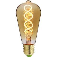 4W Dimmable Clear Gold Warm White Retro LED Light Bulb AC110-130V AC220-240V