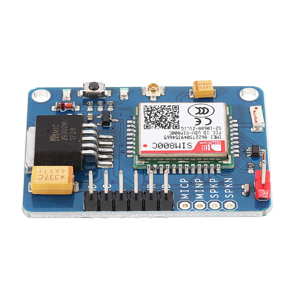 GPRS GSM Module SIM Wireless Module TTL Development Board Replace SIM900A with 2.4G IPX Antenna