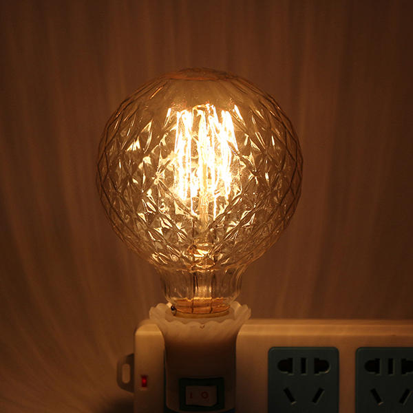 40W Warm White Pineapple Fire Balloon Retro Vintage Global Incandescent Light Bulb AC220V