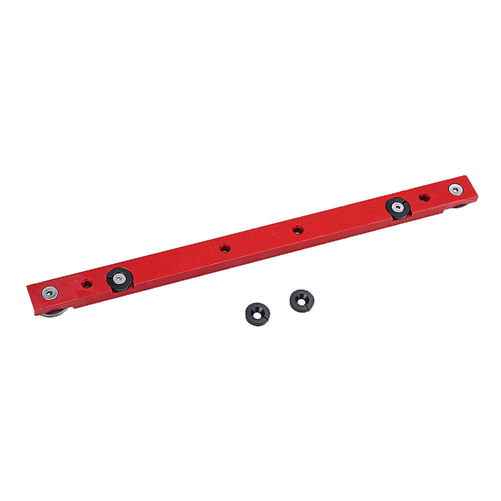 Aluminum Alloy Miter Bar for Table Saw, Adjustable 300mm/450mm/650mm/880mm, Universal Fit for T Slot Miter Track, Red
