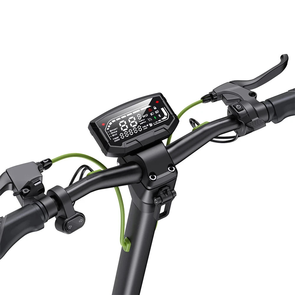 Folding Electric Scooter 48V 15Ah Battery 1000W Motor 25KM/H 10 Inch Tire 60KM Range 150KG Load Capacity Commuter Moped