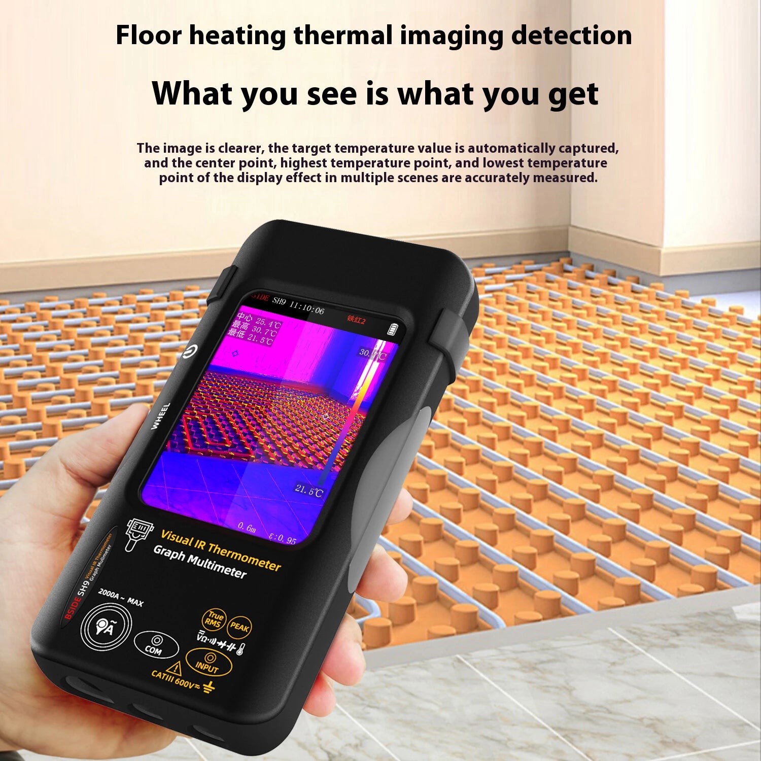 GreenZech Fusion-320 Series | 320x428 HD Thermal Imaging Multimeter | Professional 10A & 2000A Diagnostic Station