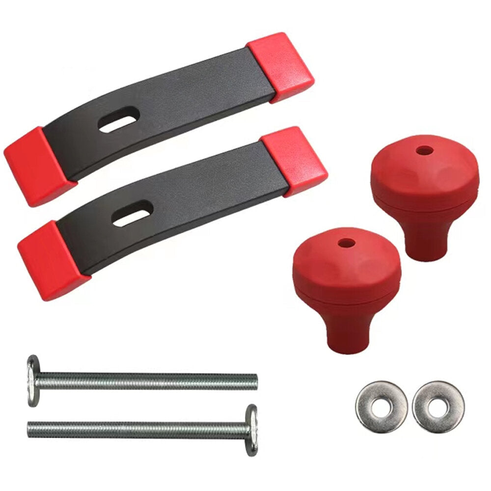 Woodworking T-Slot Compression Plate with Ball Handle, M8 T-Screw, Durable Plastic & Aluminum, Secure Fastening, 2-Pack