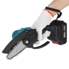 4" 88VF Cordless Electric Chainsaw Rechargeable Woodworking Saw Wood Cutter
