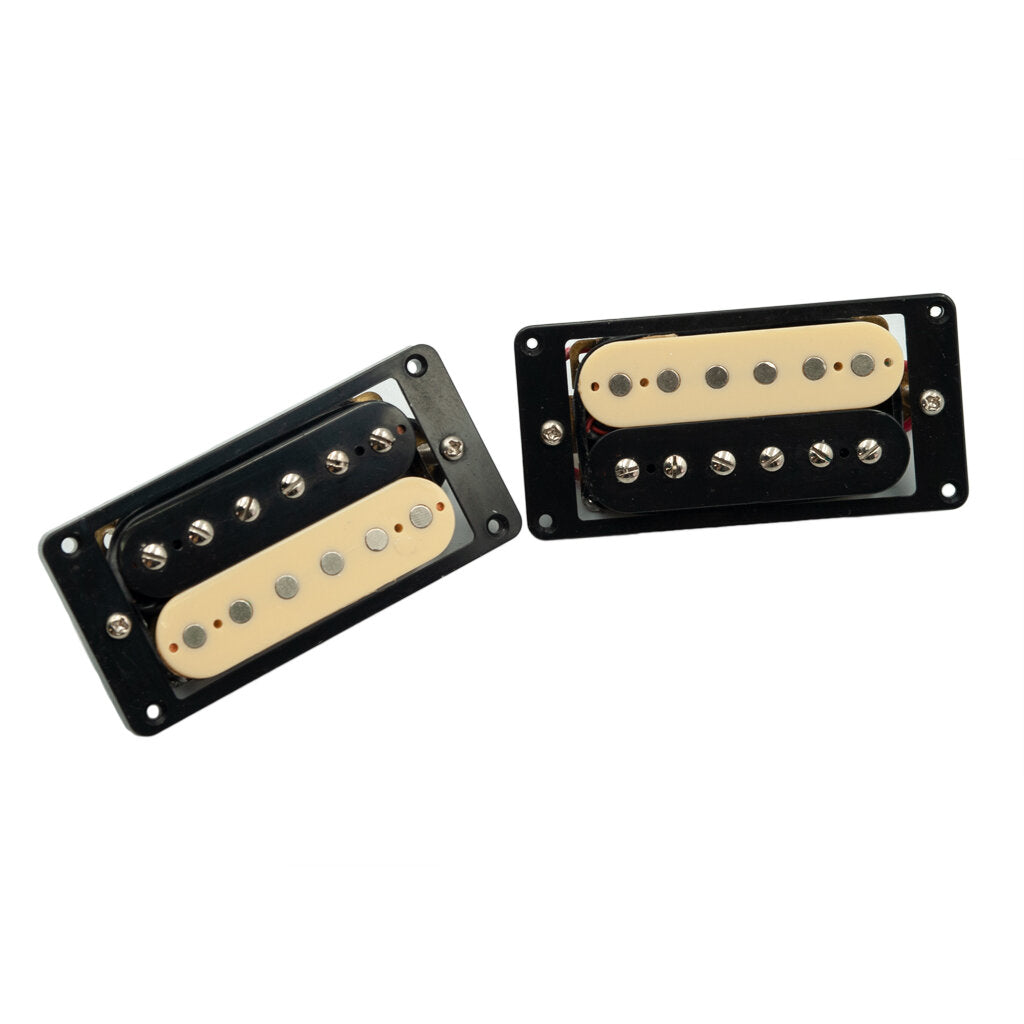 2 PCS Guitar Pickup Zebra Faced Humbucker Double Coil Electric Guitar Pickups 50/52mm Guitar Accessories