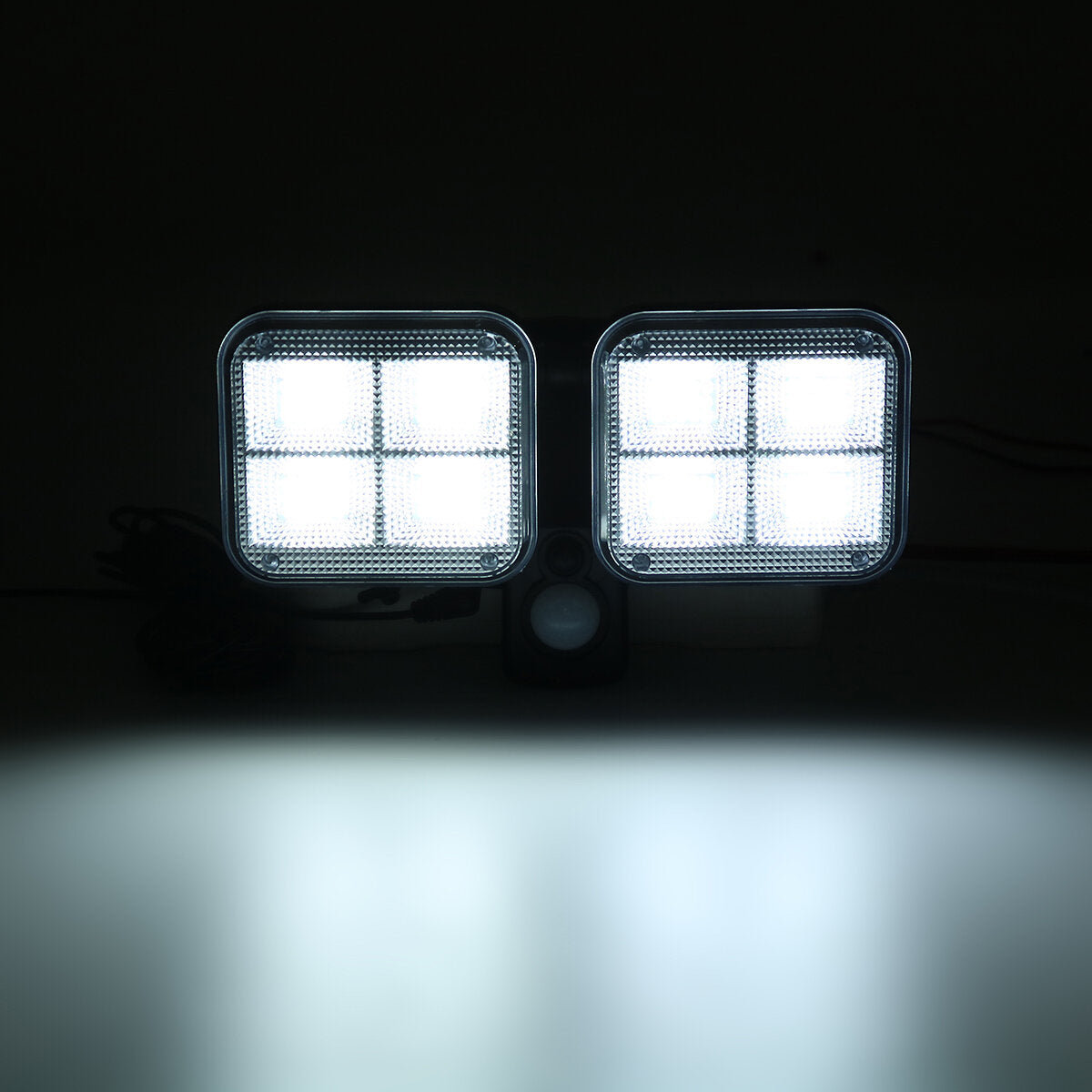 Multifunctional LED Solar Split Wall Light Human Body Sensor Light Outdoor Garden Light