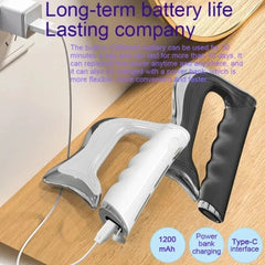 Electric Fascia Microcurrent Scraper for Muscle Relaxation & Pain Relief - NMES Massage Tool, Portable & Adjustable