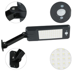 60 LED Remote Control  Solar PIR Motion Sensor Street Light Waterproof Outdoor Garden Wall Lamp 3 Lighting Modes