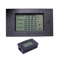 Voltmeter Ammeter 100V 50A Power Meter Electric Energy Meter Voltage Alarm with Shunt LCD Display Screen Circuit Monitor