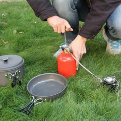 Portable Camping Stove Oil/Gas Multi-Use Gasoline Stove 1000ml Picnic Cooker Hiking Equipment
