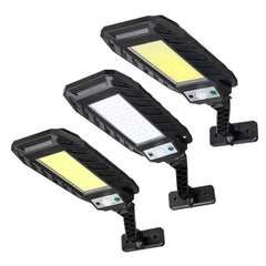 60LED/120COB/180COB Solar Motion Sensor Wall Light Lamp with Remote Control Waterproof Wall Lamp for Garden Courtyard Outdoor