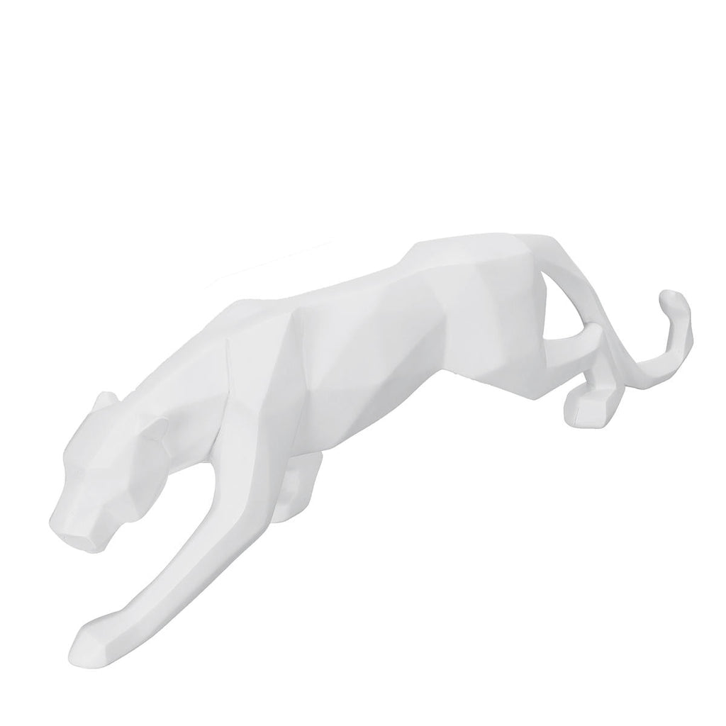 Leopard Art Sculpture Statue Figure Ornament Resin Panther Home Office Decorations
