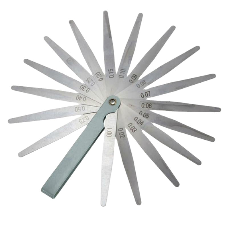 Feeler Gauge Metric Blade Thickness Ruler High Precision Gap Measuring Tool