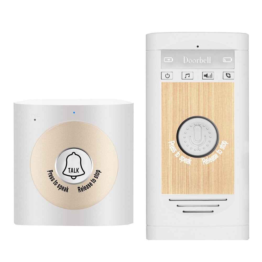 2.4GHz Home Wireless Intercom Doorbell Indoor Outdoor Walkie-talkie Support Two-way Radio Intercom