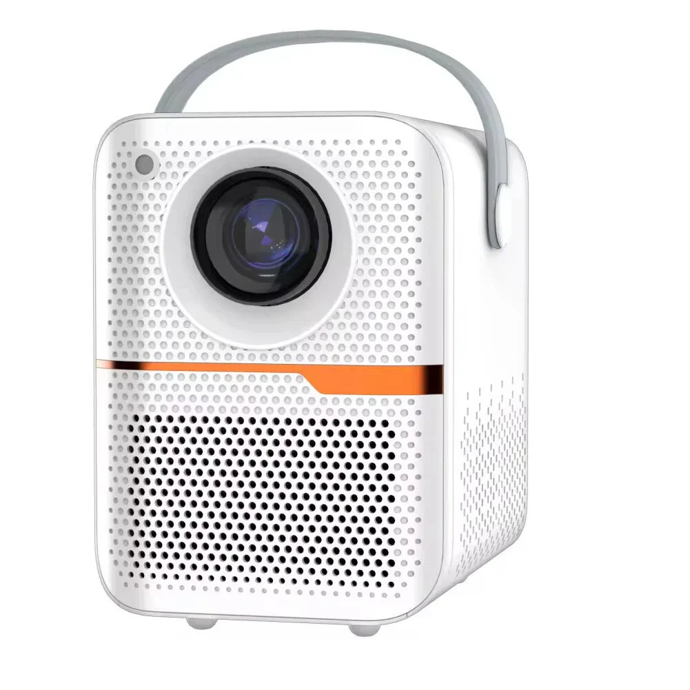 Smart 4K Portable LED Projector, 1080P, Wifi, Remote, Electronic Focus, Keystone Correction, Built-in Speaker, Home Theater