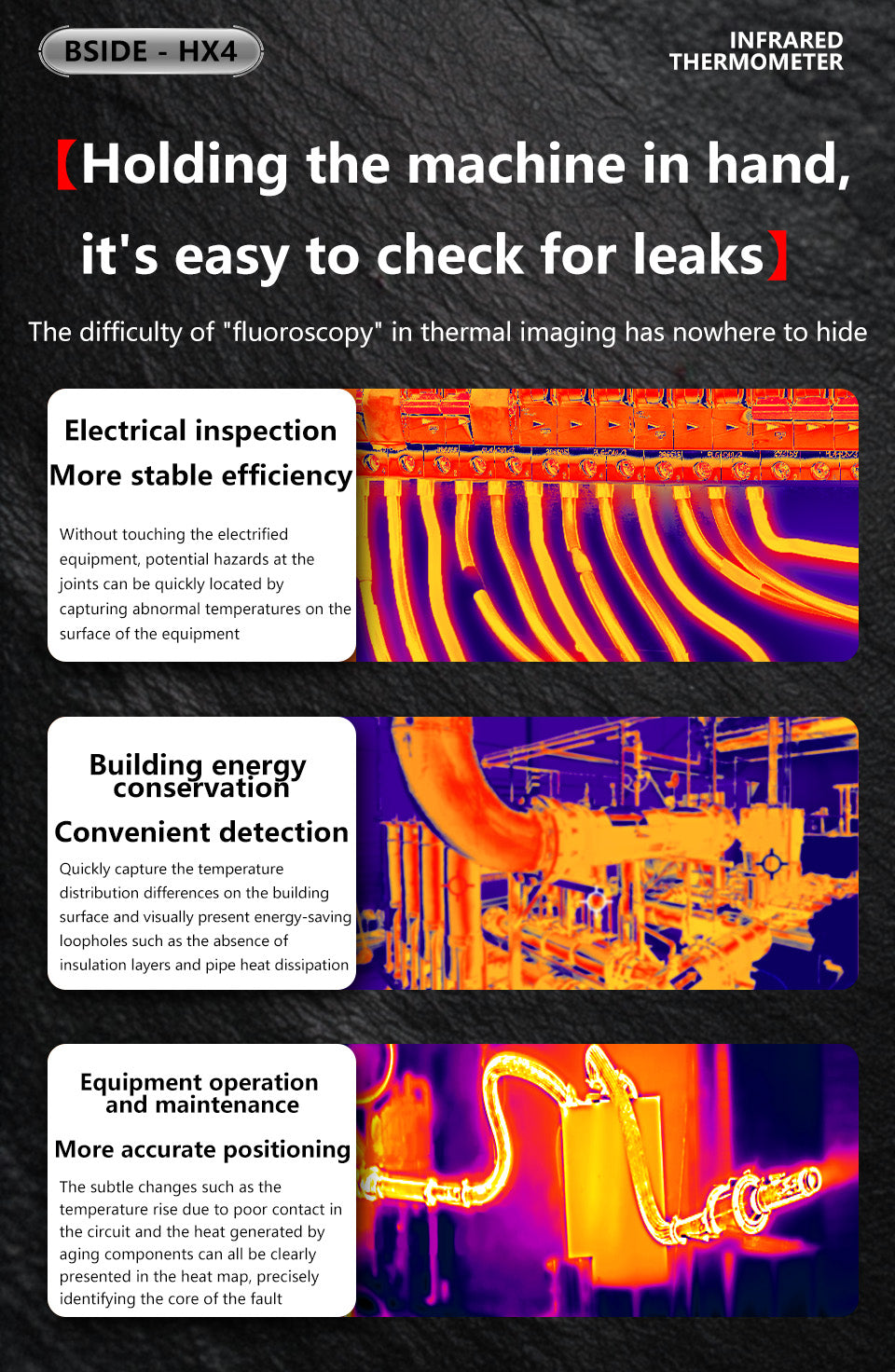 GreenZech Industrial 320-H | 240x320 HD Thermal Imaging Camera | 25Hz Professional Handheld Infrared Imager