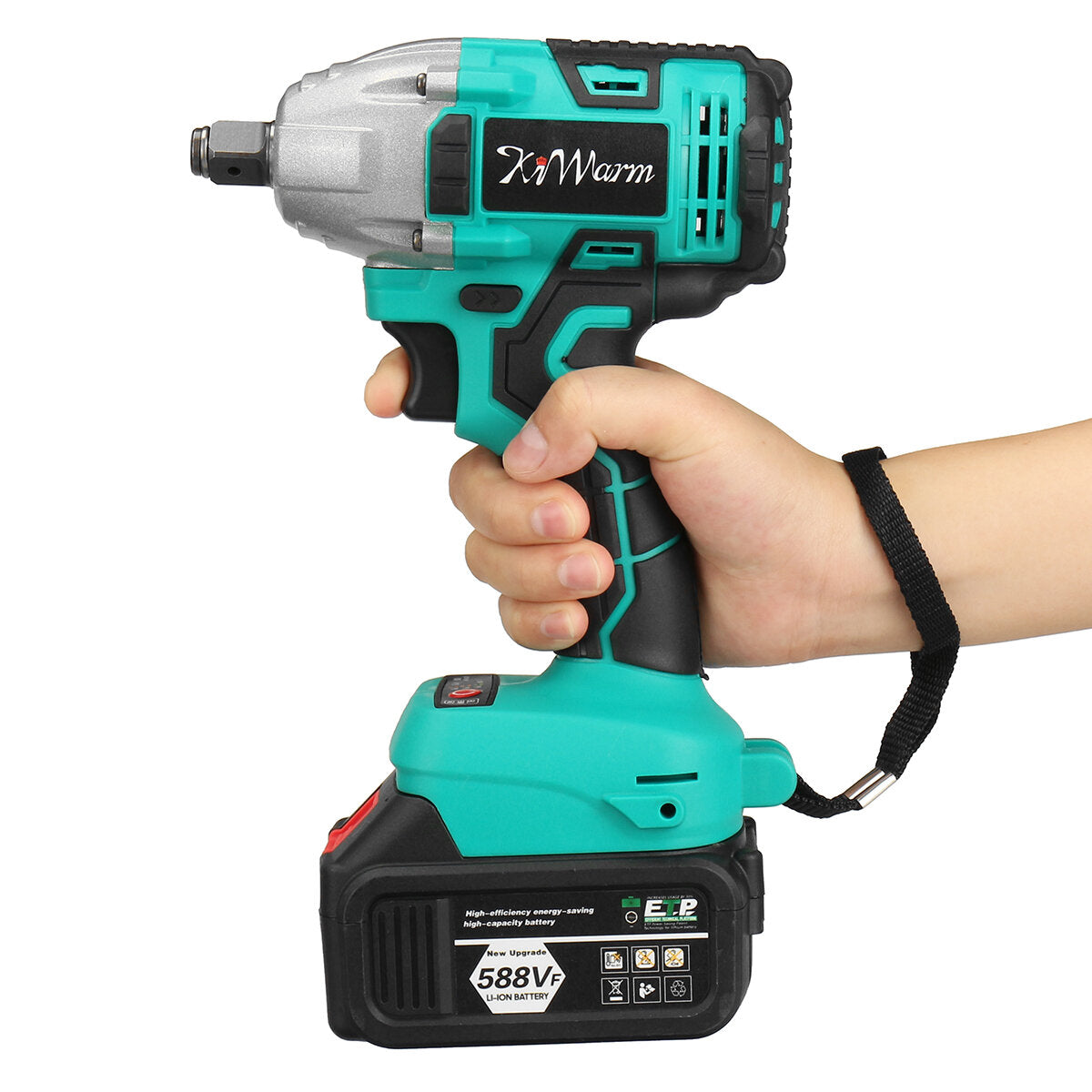 588VF 1300CC 2 IN 1 Cordless Brushless Wrench Professional Car Repair Wood Work Wrench Tool Fit Makita