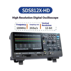 Oscilloscope 100MHz 70MHz Bandwidth 2GSa/s 12-bit High Resolution Enhanced Signal Analysis Versatile Triggers
