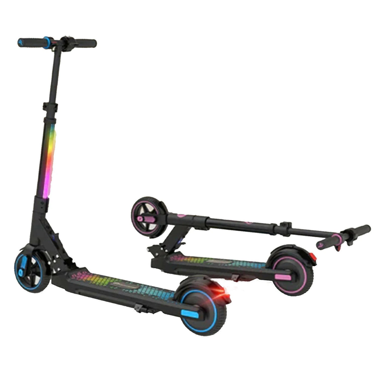 Electric Scooter 25.2V 2.6AH Battery 150W Motors 6.5inch Tires 8KM Max Mileage 60KG Max Load Folding Kids Electric Scooter for 6-12 Years Old