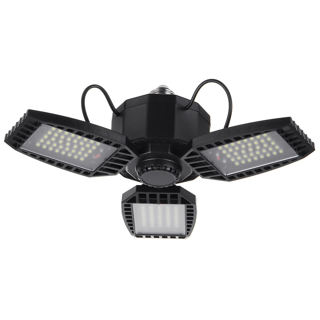 2/3/4/5 Blade Deformable LED Foldable Garage Light Mining Workshop Supermarket Ceiling