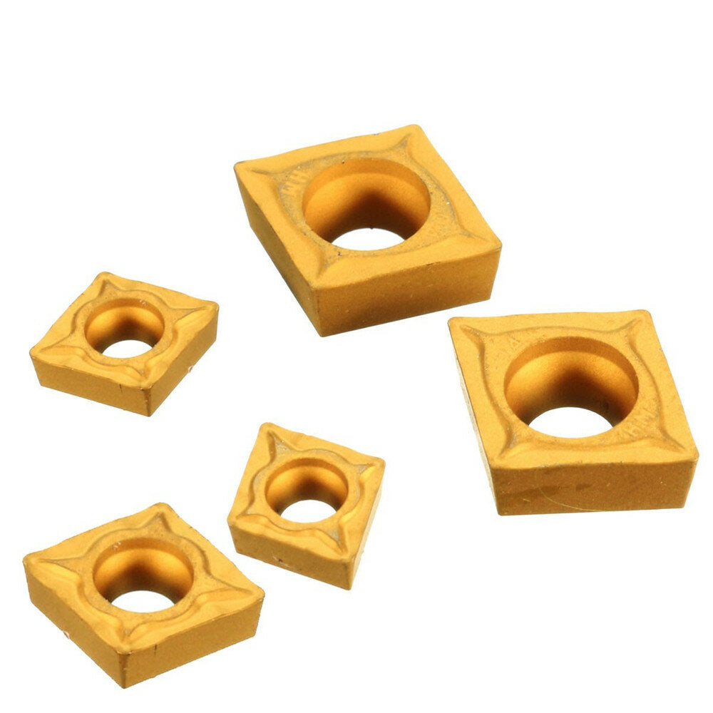 15pcs 7/10/12/16/20mm SCLCR09 Lathe Turning Tool Holder with CCMT060204 Inserts and Wrench