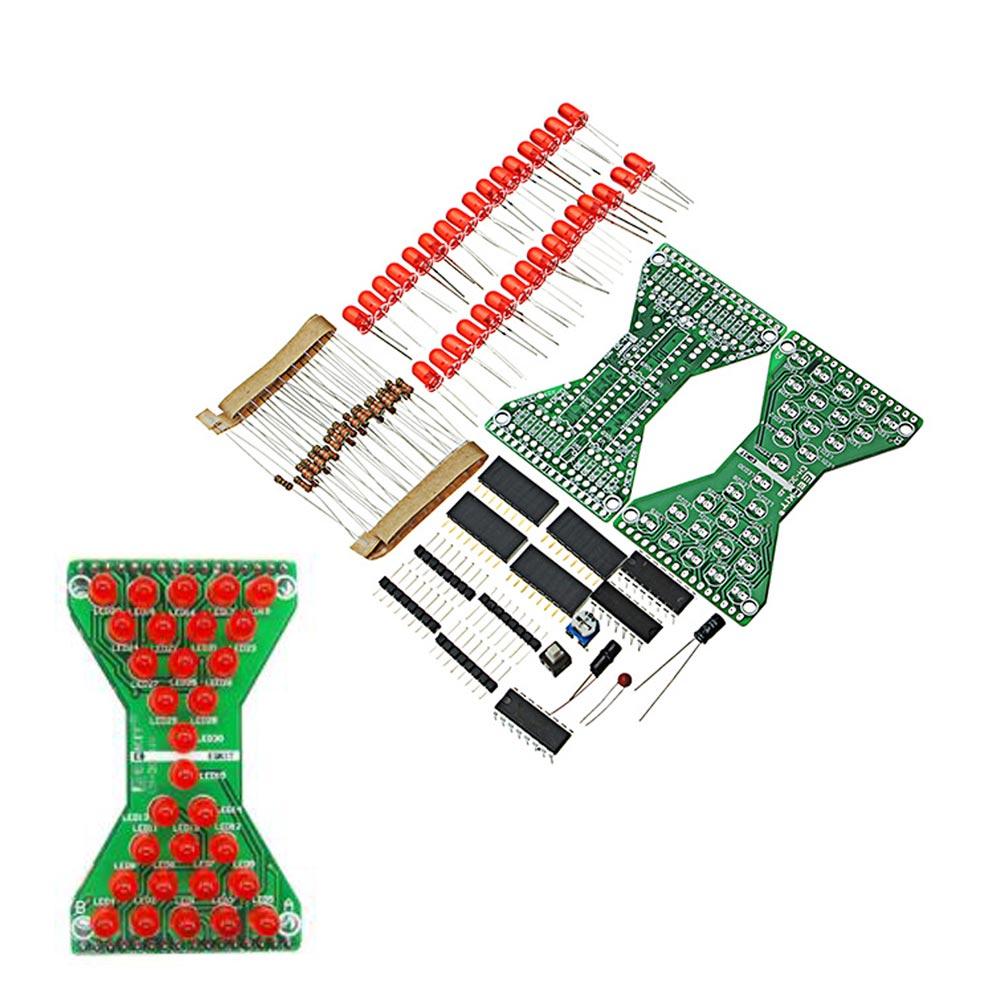 DIY Electronic Hourglass Kit Soldering Practice Spare Parts Module
