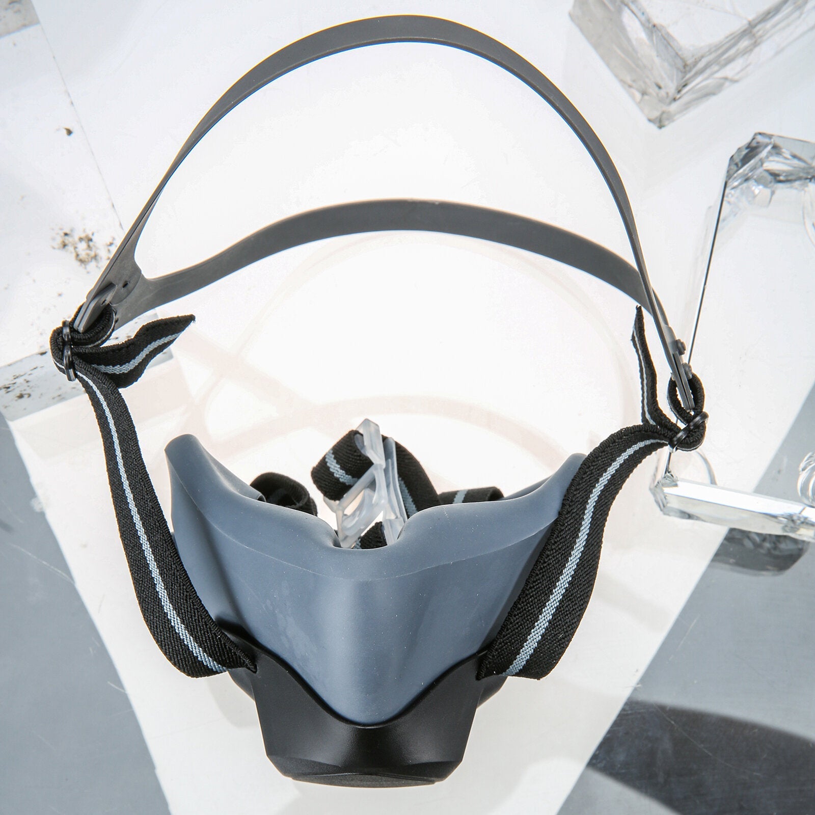 Respirator Half Face Cover Dust Mask with Filters for Industry/Spray/Paint/Agriculture