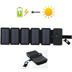 Folding Solar Charger 25W Panels Cells Sun Panel Battery USB Output Fast Charging Devices Portable for Mp4 Smartphones