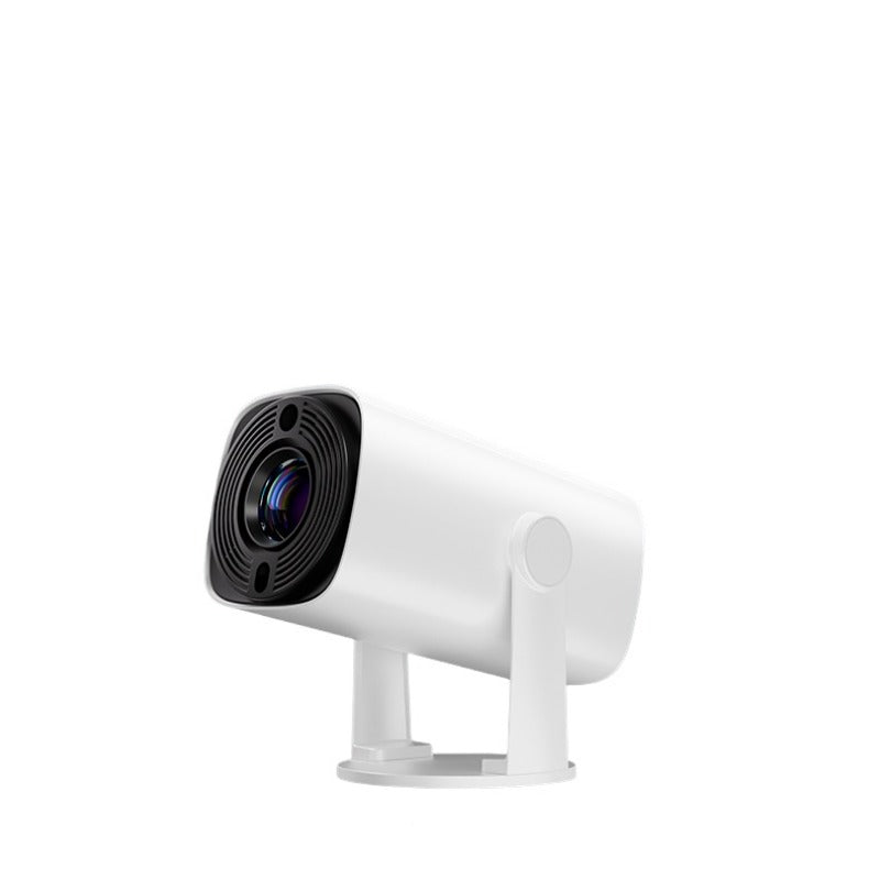 Portable Bluetooth Projector with Android OS, Wi-Fi 6, 350 ANSI Lumens, Auto-Focus, 270� Rotation, Netflix & YouTube, EU Plug