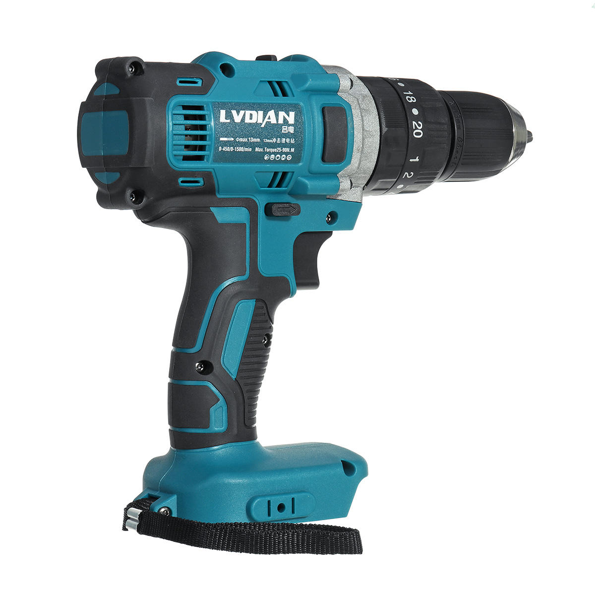 18V 3 In 1 Cordless Impact Drill 2 Speed Rechargable Electric Screwdriver Drill Li-Ion Battery