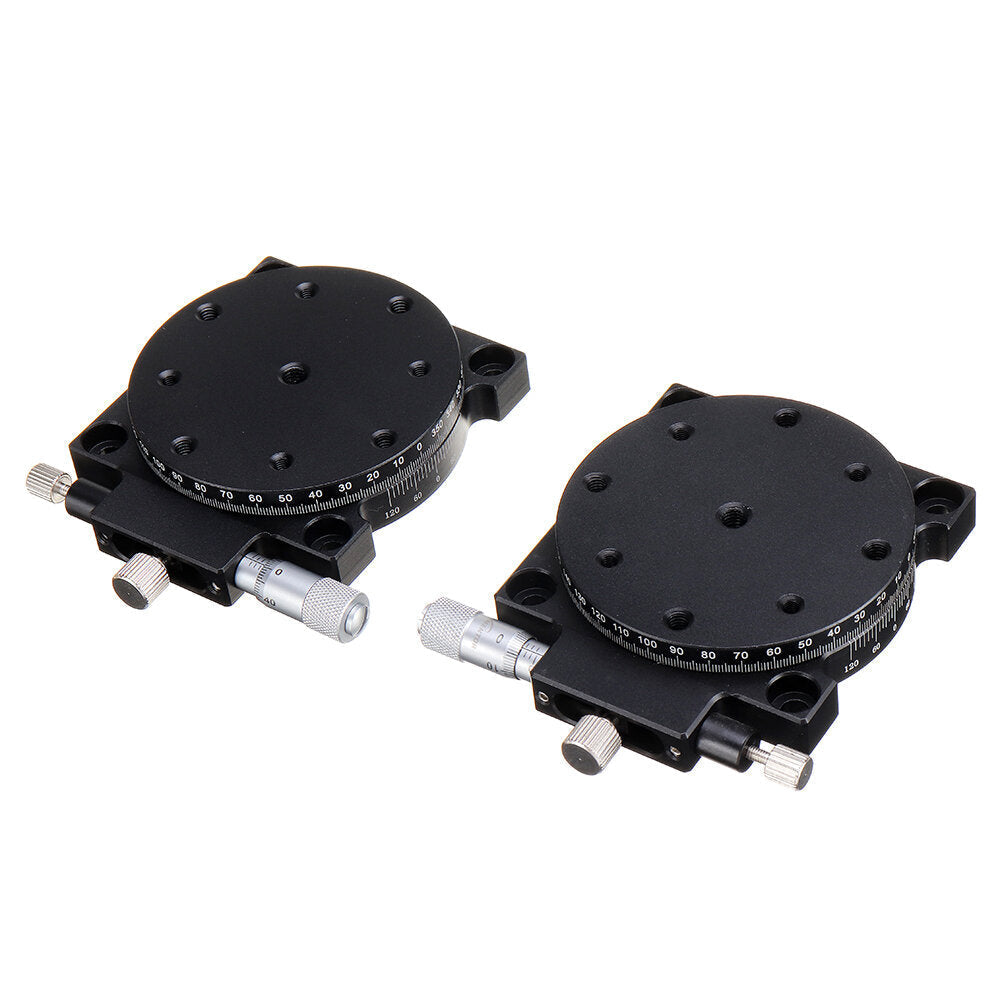 RS60-L RS60-R 60mm R Axis Manual Rotating Platform Sliding Stage Precision Bearing Linear Stage