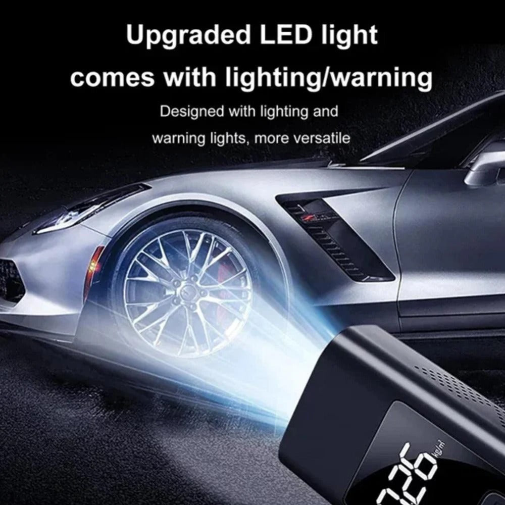 150PSI Rechargeable Air Pump Tire Inflator Cordless Portable Compressor Digital Car Tyre Pump For Bicycle Tires Balls