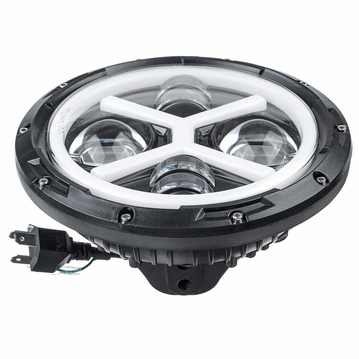 7"inch Waterproof Motorcycle Headlight Round LED Projector