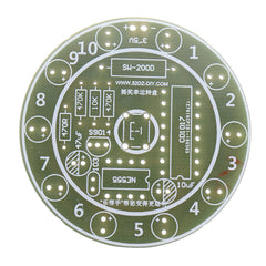 5Pcs Lucky Turntable Electronic DIY Kit Soldering Practice Circuit Board Experiment Training Parts