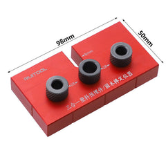 Triad Has Been Hole Punching Locator Round Wood Tenon Connector Opener Board Furniture Multifunctional Punching Tools