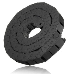 15mm x 20mm R28 Plastic Cable Semi-closed Drag Chain Wire Carrier Length 1000mm