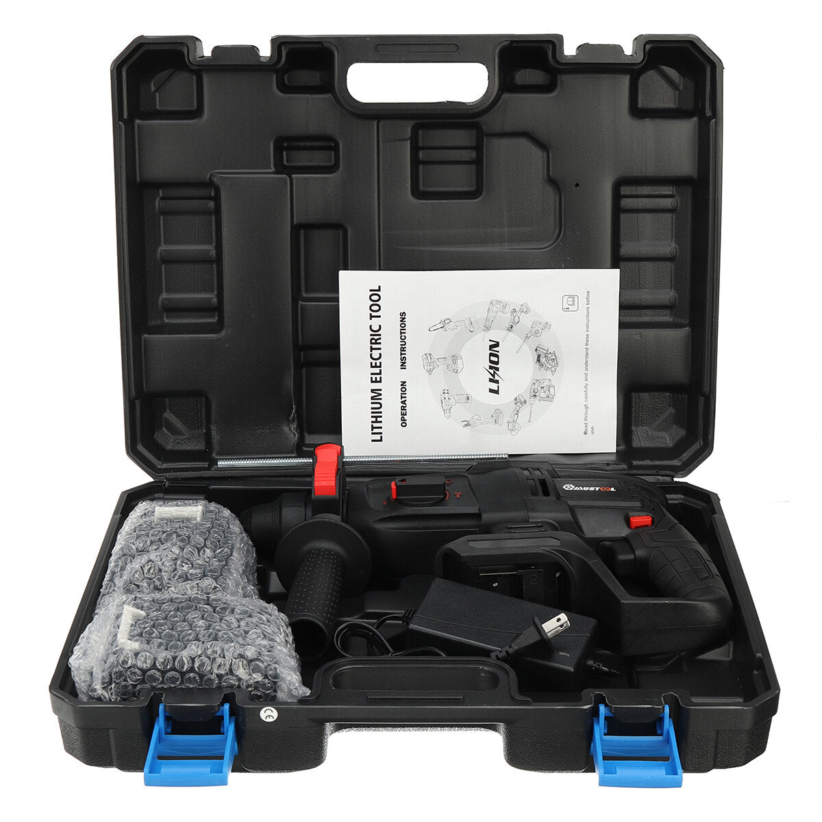 388VF 6200ipm Brushless Cordless Electric Rotary Hammer Woodworking Tool with/without 10cell Battery