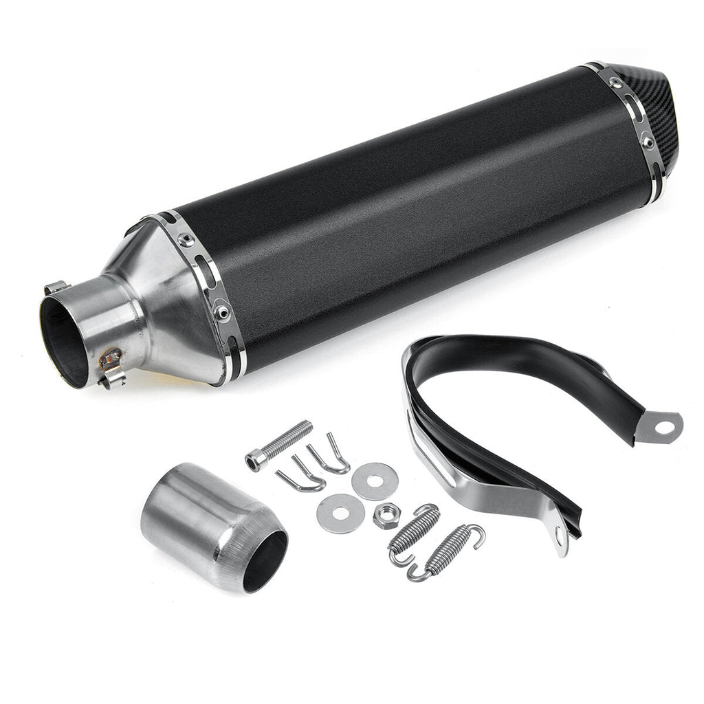 38-51mm Universal Motorcycle Signal Outlet Exhaust Muffler Tail Pipe Kit