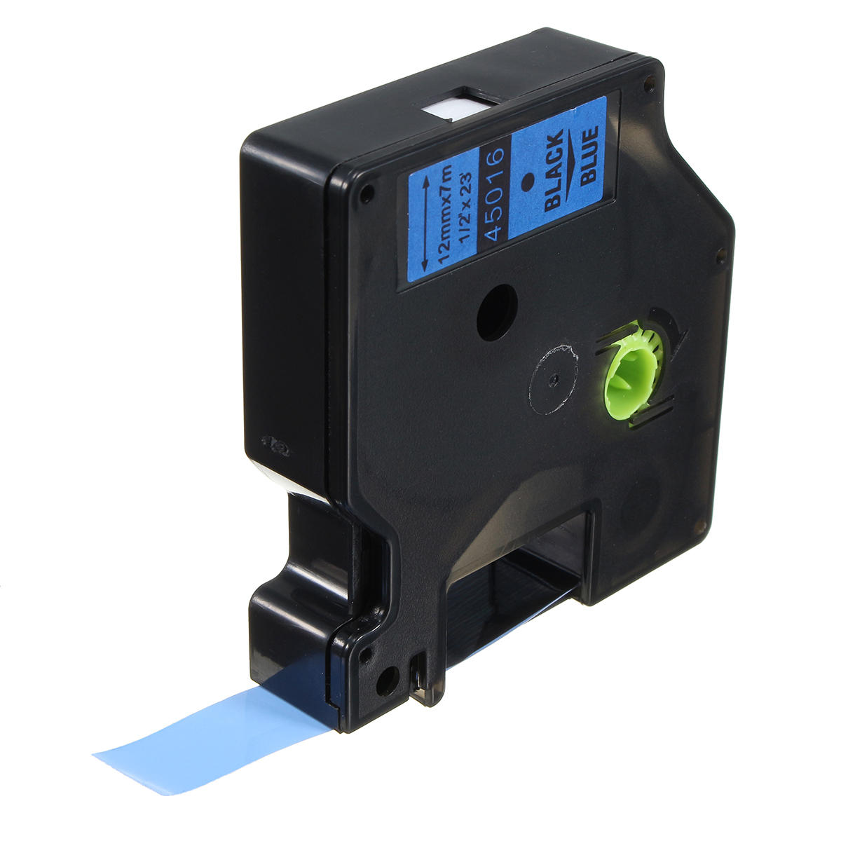 12mmx7m Plastic Label Tape Compatible For Dymo D1 LetraTag 45016 45017 45018 45019