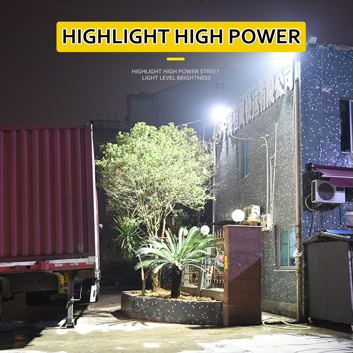 42LED/80COB 2 Head Rotating Solar Motion Light Outdoor Human Body Sensing Lamp
