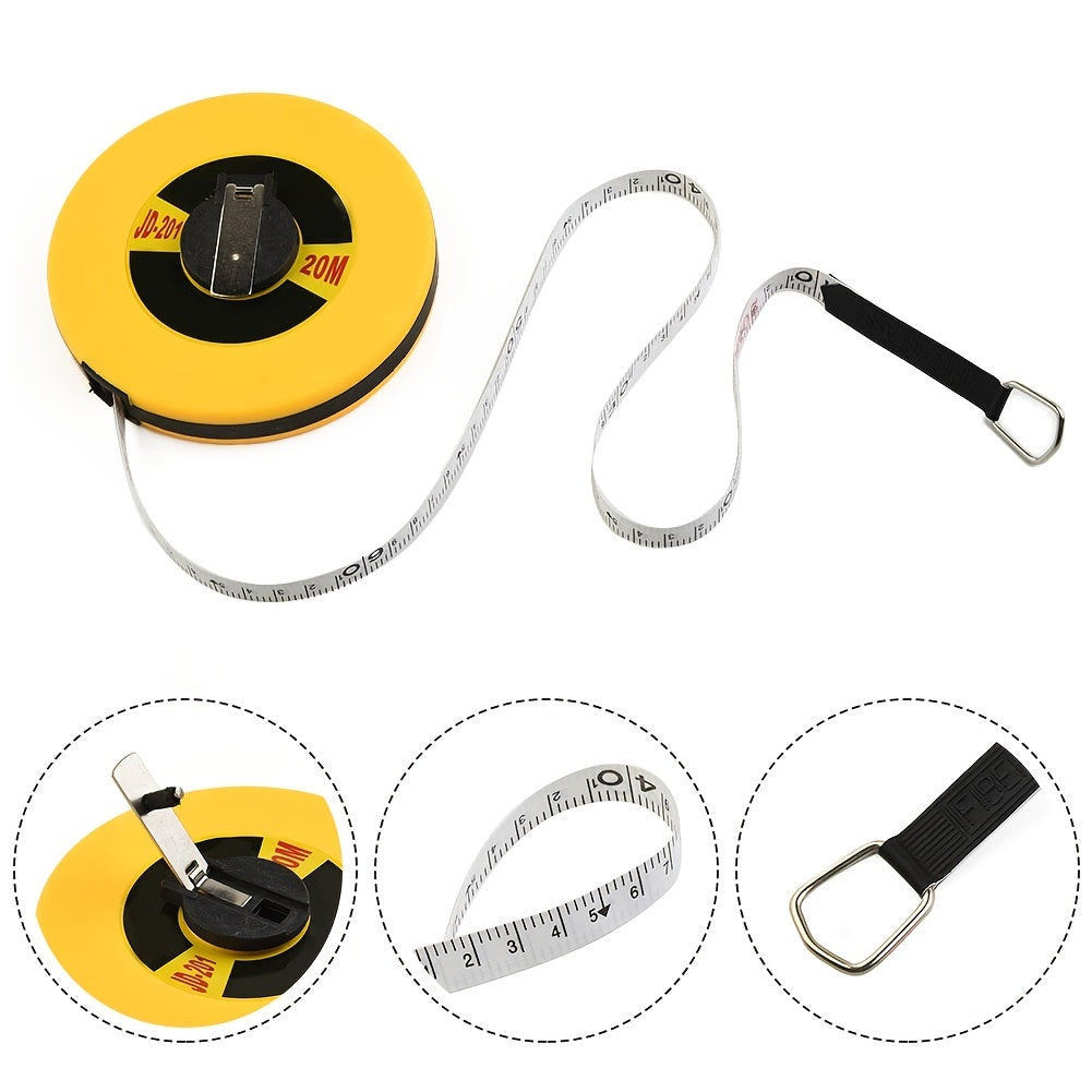 10/15/20/30/50M Tape Measure Round Fiberglass Leather Measure Woodworking Tools