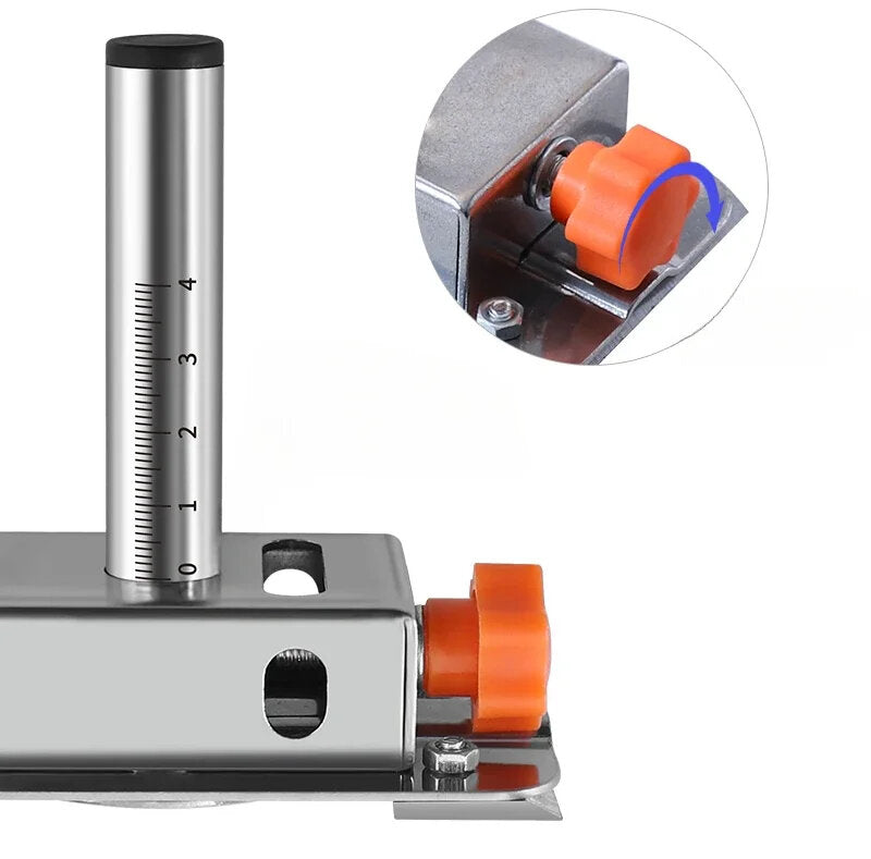 Multi-Functional Woodworking Marking Tool with Adjustable Wall Distance, Precision Marking, and Durable Stainless Steel Construction