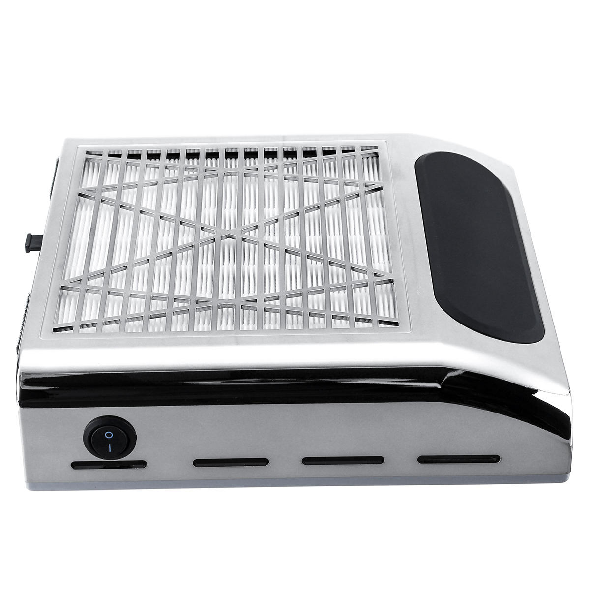 80W 360 Nail Salon Collector Vacuum Fan LED Cleaner Suction Manicure Machine