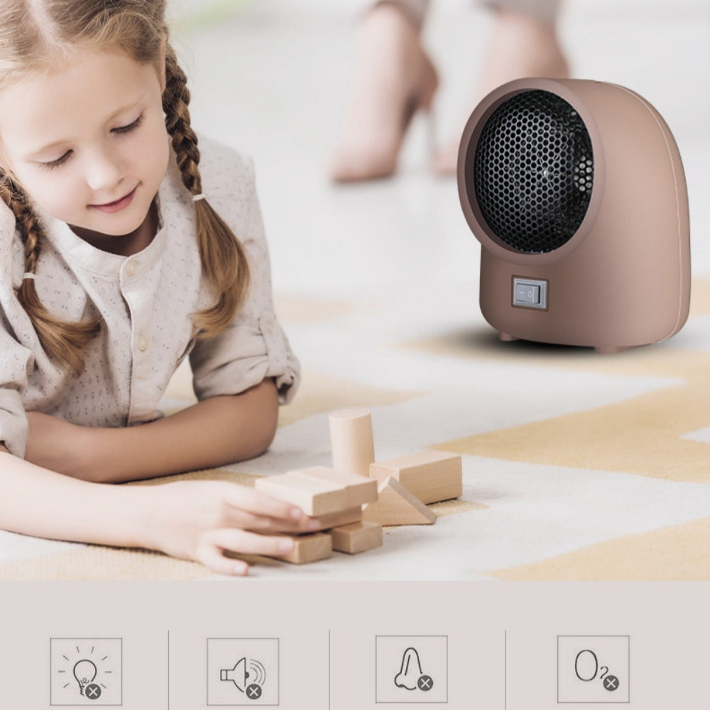 500W Portable Mini Ceramic Space Heater Fan
