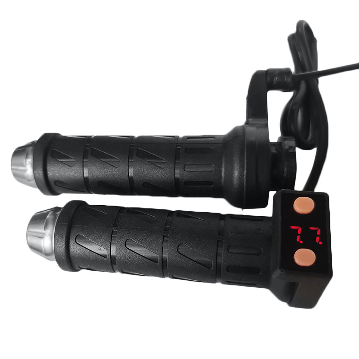 Motorcycle / Electric Scooter Heated Grips 22mm Adjustable Digital LCD Display