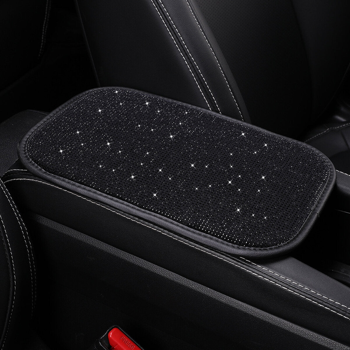 Universal Steering Wheel Cover Sparkle Luxury Bling Bling Rhinestone Diamond Car Accessories Decor