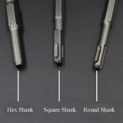 14x250mm U Shape Head Round Shank Drill Bit for Hammer Drill Machine Slot