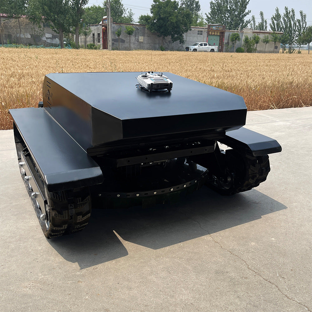 Remote Control Lawn Mower HTM800-PRO 800mm Cutting Width 608CC Engine 45 Degree Slope Capability Efficient Grass Cutting Long Range Operation