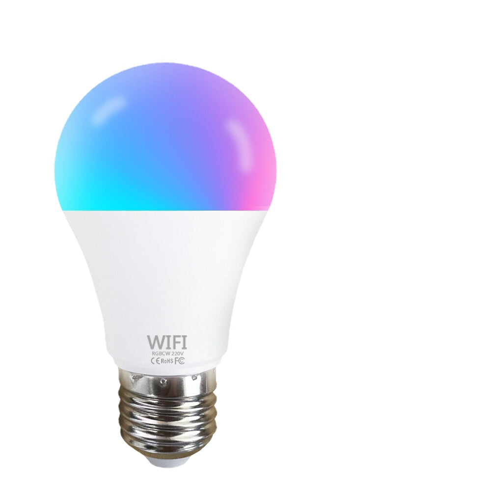 Smart WiFi E27 Bulb RGB+CW AC85-260V Supports Alexa Google Home Voice Control APP Control