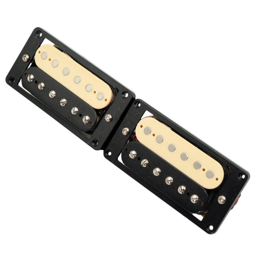 2 PCS Guitar Pickup Zebra Faced Humbucker Double Coil Electric Guitar Pickups 50/52mm Guitar Accessories
